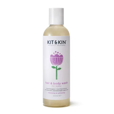 Kit & Kin Baby Vlasový a tělový šampon 250 ml