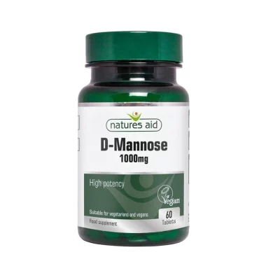 Natures Aid D-manóza 1000 mg 60 tablet