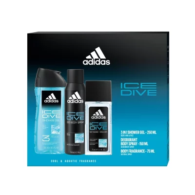 Adidas Ice Dive vánoční kazeta 3 ks