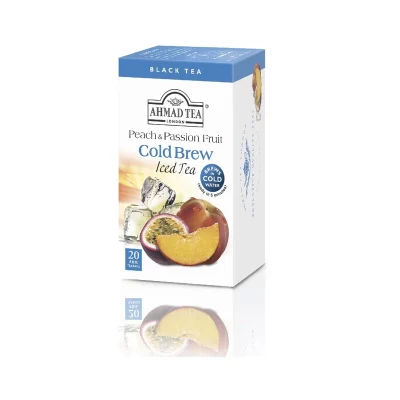 Ahmad Tea Cold Brew Iced Tea Peach & Passion Fruit 20 sáčků