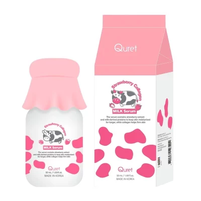 Quret Jahodové kolagenové mléčné sérum 50 ml