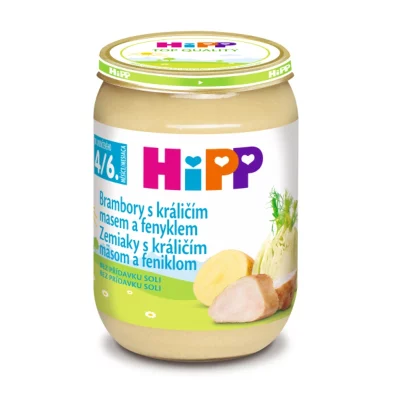Hipp BABY MENU Brambory s králičím masem a fenyklem 190 g