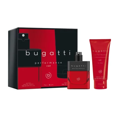 Bugatti Performance Red dárkový set pro muže 2 ks