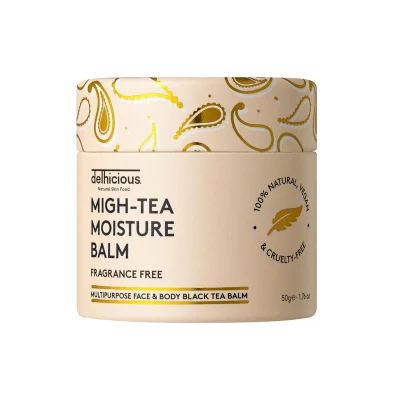 Delhicious Migh-Tea Moisture Multipurpose Balm - Fragrance Free tělový balzám 50 g