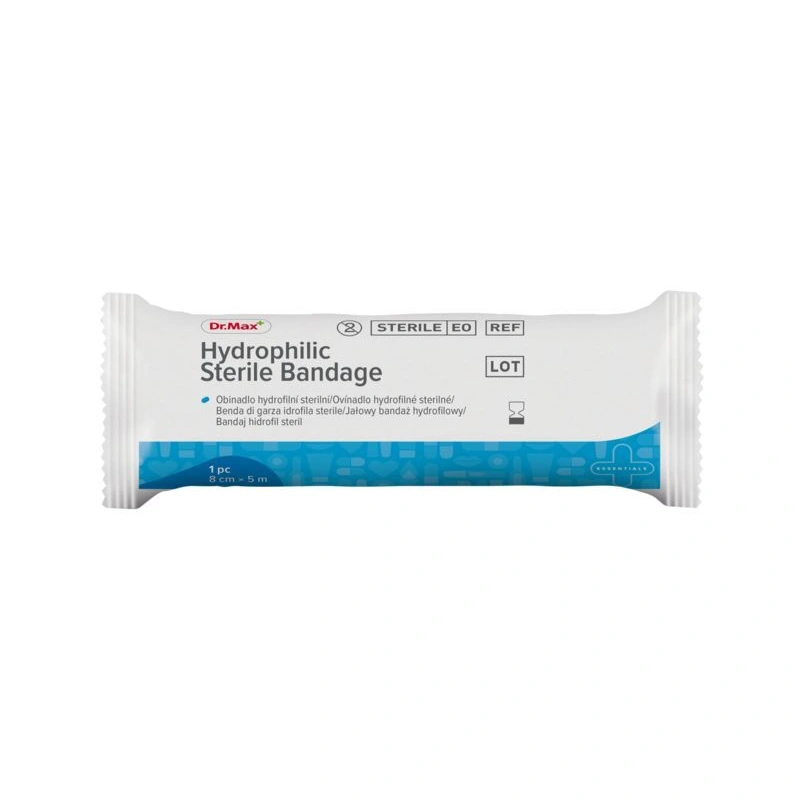 Dr. Max Hydrophilic Sterile Bandage 8 cm x 5 m 1 ks
