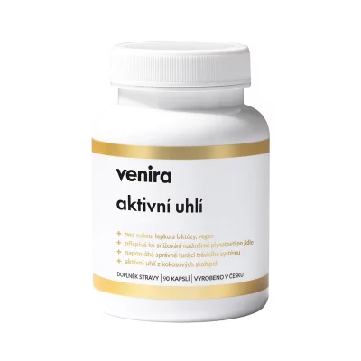 Venira Aktivní uhlí 90 kapslí
