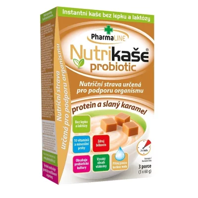 Nutrikaše probiotic protein a slaný karamel 3x60 g