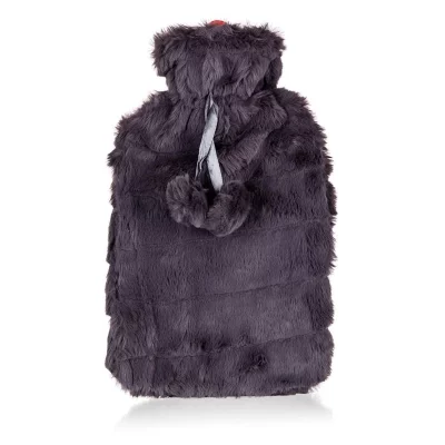 Calme Termofor Plush 2 l zahřívací láhev černá