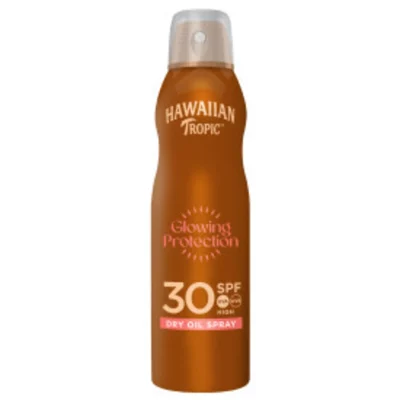 Hawaiian Tropic Glowing Protection SPF30 suchý olej na opalování 180 ml