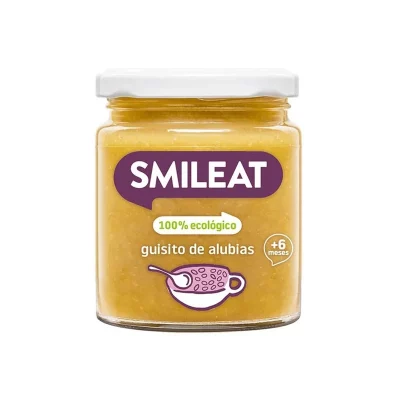 Smileat BIO příkrm telecí s bílými fazolemi a zeleninou 6M+ 230 g