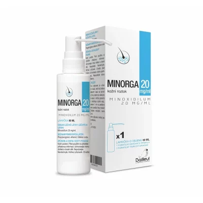 Minorga 20 mg/ml kožní roztok 60 ml
