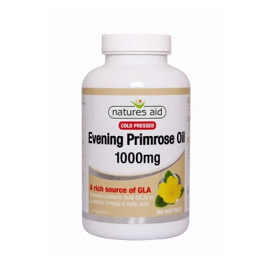 Natures Aid Pupalka dvouletá 1000 mg 180 kapslí