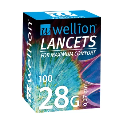 Wellion LUNA lancety 28G 100 ks