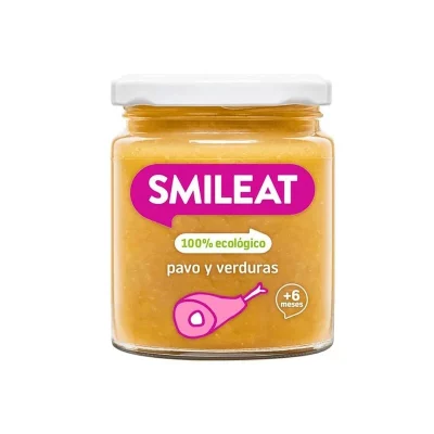 Smileat BIO příkrm krůta se zeleninou s extra panenským olivovým olejem 6M+ 230 g