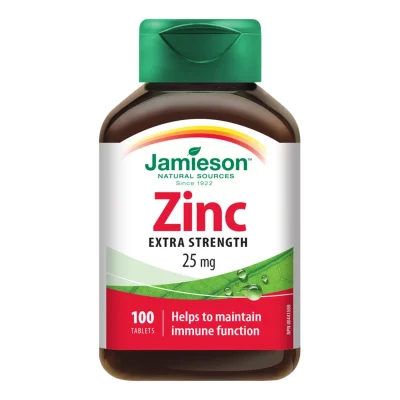 Jamieson Zinek 25 mg 100 tablet