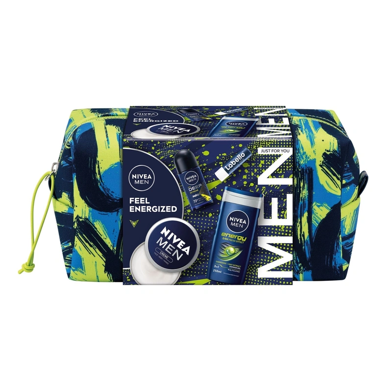 Nivea Men Bag Feel Energized 2024 dárková sada pro muže 4 ks