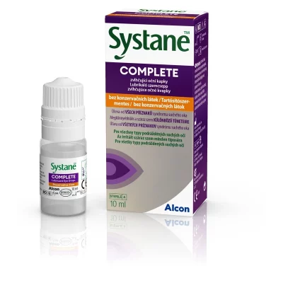 Systane Complete Zvlhčující oční kapky bez konzervačních látek 10 ml
