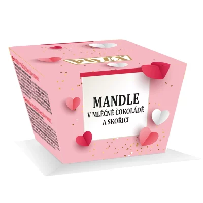 POEX Mandle v mléčné čokoládě a skořici 200 g