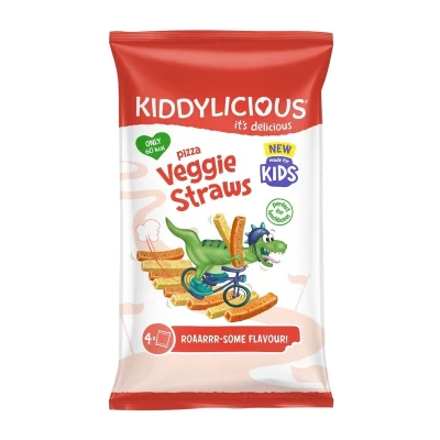 Kiddylicious Tyčinky zeleninové s příchutí pizza 4x12 g
