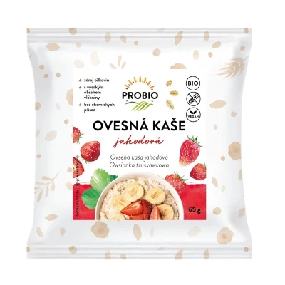 PROBIO Kaše ovesná jahodová bezlepková BIO 65 g