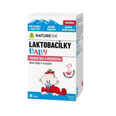 NatureVia Laktobacílky baby 30 sáčků