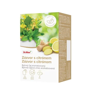 Dr. Max Zázvor s citrónem bylinný čaj 20x1,5 g