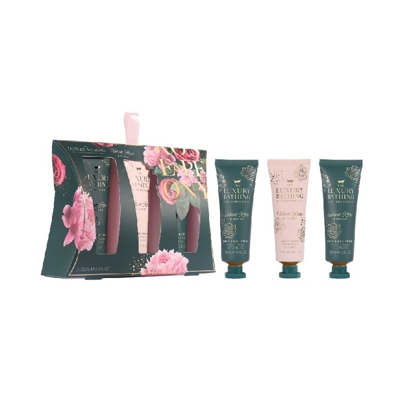 Grace Cole Dárková sada Růže & Pivoňka 3 ks