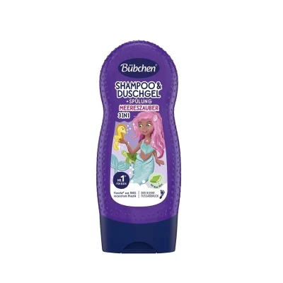 Bübchen Kids Šampon & kondicioner & sprchový gel Mořská víla 230 ml