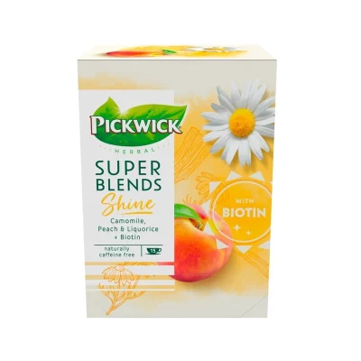 Pickwick Super Blends Shine porcovaný čaj 15x1,5 g