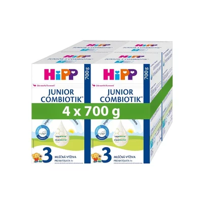 Hipp 3 Junior Combiotik batolecí mléko 4x700 g