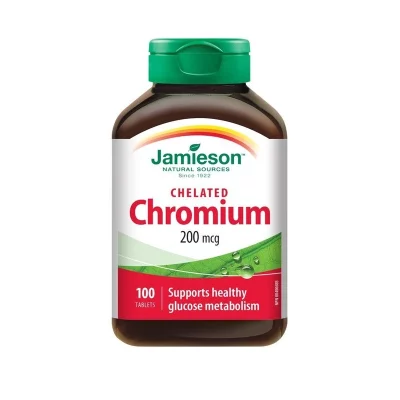 Jamieson Chrom v chelátové formě 200 mcg 100 tablet