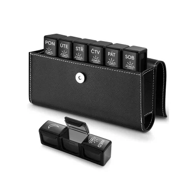 SimplyMed Dávkovač léků týdenní YHL044 Pill Wallet 1 ks