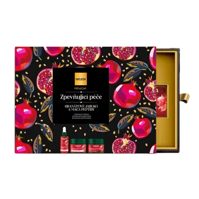 Weleda Prémiová zpevňující péče Granátové jablko a Maca-Peptidy set 3 ks