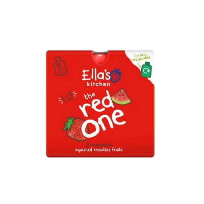 Ellas Kitchen BIO Ovocné pyré Red One Jahoda kapsičky 5x90 g
