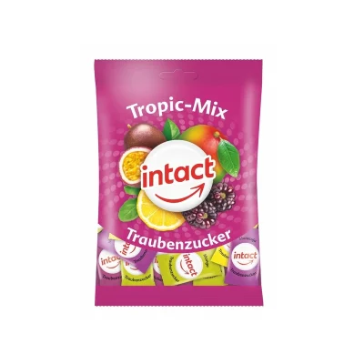 Intact Hroznový cukr Tropický mix 75 g