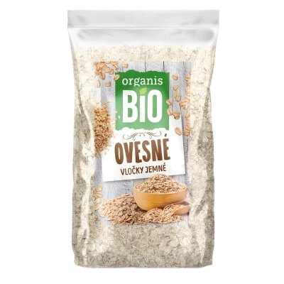 Organis Ovesné vločky jemné BIO 500 g