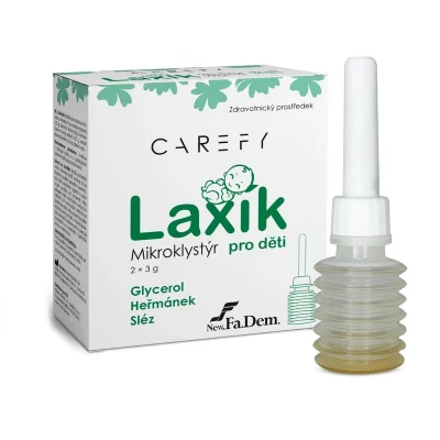 CAREFY Laxík mikroklystýr pro děti 2x3 g