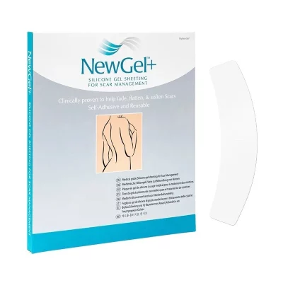 NewGel+ NG-360 Pás silikonová náplast na jizvy 2 ks průhledná