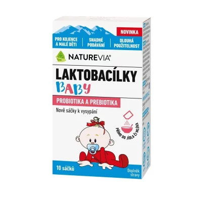 NatureVia Laktobacílky baby 10 sáčků