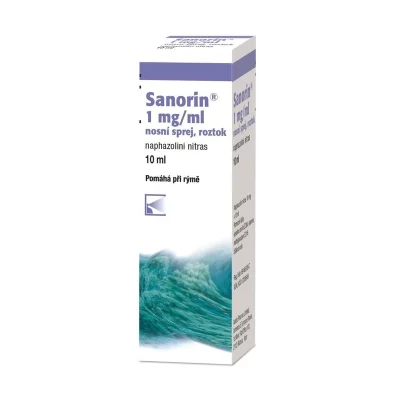 Sanorin 1 mg/ml nosní sprej, roztok 10 ml