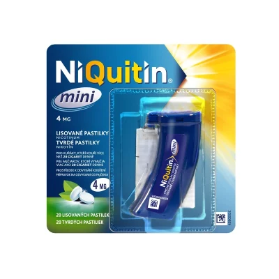 Niquitin mini 4 mg 20 lisovaných pastilek