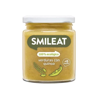 Smileat BIO příkrm quinoa se zeleninou s extra panenským olivovým olejem 6M+ 230 g