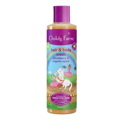 Childs Farm Mycí emulze na vlasy a tělo ostružina a jablko 250 ml