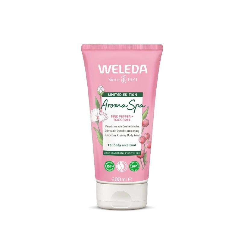 Weleda Aroma Spa Sprchový krém Pepper + Rose BIO 200 ml