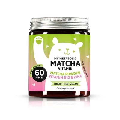 Bears With Benefits My Metabolic Matcha vitaminy pro podporu metabolismu 60 ks