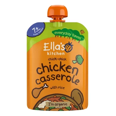 Ellas Kitchen BIO Kuřecí nákyp s rýží 7m+ kapsička 130 g