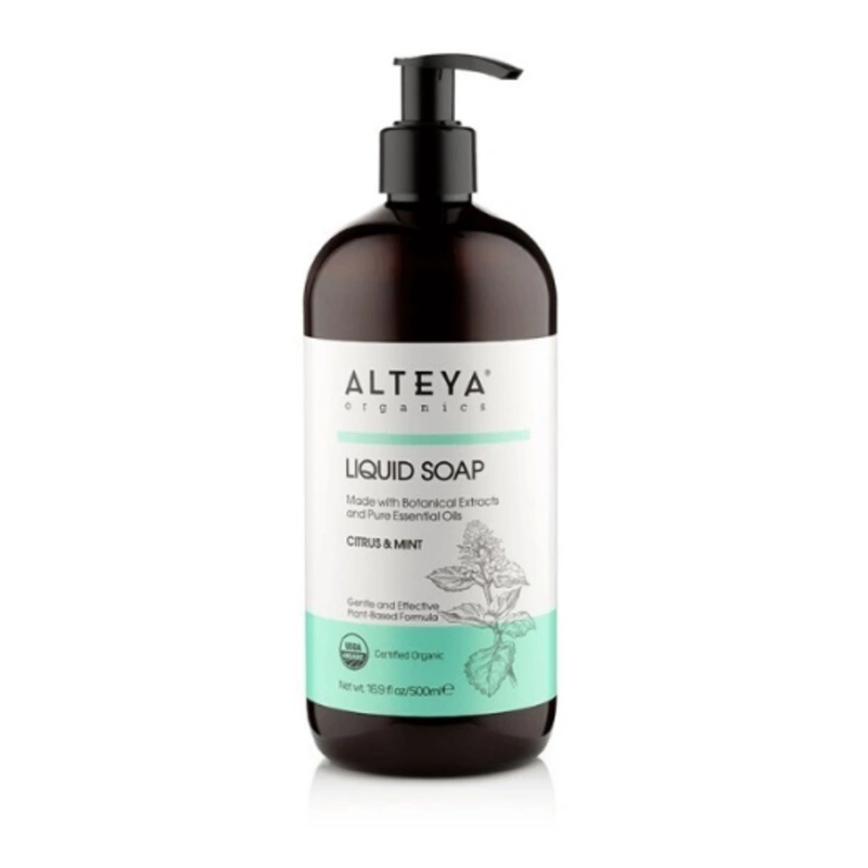 Alteya Organics BIO Tekuté mýdlo Citrus & Máta 500 ml