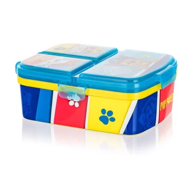 Vetro-Plus Svačinový dělený box Patrola 17,5 x 13 cm