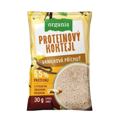 Organis Proteinový koktejl vanilka 30 g