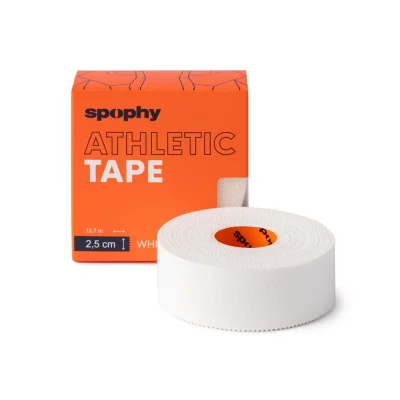 Spophy Athletic Tape 2,5 cm x 13,7 m fixační tejp bílý